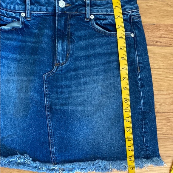 LOFT Blue A-Line Mini Skirt Casual - Picture 4 of 6